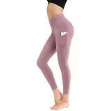 Women High Waist Fitness Yoga Leggings Design With Pockets Tight And Comfortable Suitable For Outdoor Running