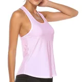 Women Loose Sexy Hollowed-Out Cross Back Exercise Yoga Activewear Workout Vest Tank Tops