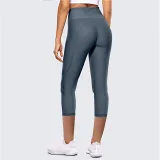 Women High Waist Yoga Leggings with Pockets Tummy Control Running Stretch Workout Fitness Pants