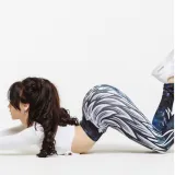 Women Angel Wings Print Height Waist Yoga Leggings Workout Sports Running Athletic Pants
