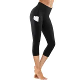 Women High Waist With Pocket Yoga Pants Tummy Control Running Workout Fitness Yoga Leggings