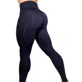 Women Seamless High Waist With Phone Pocket Tummy Control Tight Hip Running Stretch Workout Fitness Pants