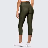 Women High Waist Yoga Leggings with Pockets Tummy Control Running Stretch Workout Fitness Pants