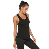 Women Loose Sexy Hollowed-Out Cross Back Exercise Yoga Activewear Workout Vest Tank Tops