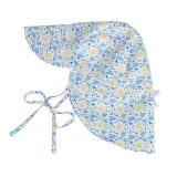 Kids Baby Breathable Mesh Prints Pattern Outdoor Flap Sunhat Face Cap