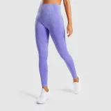 Women Seamless High Waist Hip Tight Yoga Leggings Jacquard Workout Sports Fitness Pants