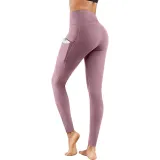 Women High Waist Fitness Yoga Leggings Design With Pockets Tight And Comfortable Suitable For Outdoor Running