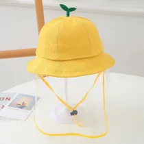 Kids Dustproof Anti Spitting Protective Shield Budlet Top Bucket Hat