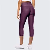 Women High Waist Yoga Leggings with Pockets Tummy Control Running Stretch Workout Fitness Pants