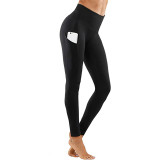 Women High Waist Fitness Yoga Leggings Design With Pockets Tight And Comfortable Suitable For Outdoor Running