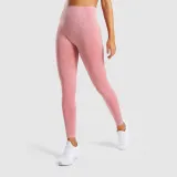 Women Seamless High Waist Hip Tight Yoga Leggings Jacquard Workout Sports Fitness Pants
