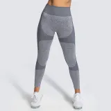 Women Seamless Hip Hygroscopic Yoga Leggings Sport Tights Workout Fitness Pants