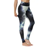 Women Jacquard Tie-Dye Yoga Suit Bubble Yoga Leggings High Waist Hip Lift Exercise Fitness Pants