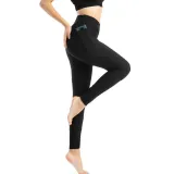 Women Fashion Pocket Bubble Yoga Leggings High Elastic-lifting Buttocks Slimming Sweat Absorbing Pants