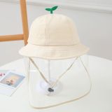 Kids Dustproof Anti Spitting Protective Shield Budlet Top Bucket Hat