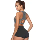 Women Hot Style Fitness Beauty Yoga Bra With Phone In Back Sport Bra