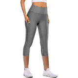 Women High Waist Yoga Leggings with Pockets Tummy Control Running Stretch Workout Fitness Pants