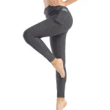 Women Fashion Pocket Bubble Yoga Leggings High Elastic-lifting Buttocks Slimming Sweat Absorbing Pants
