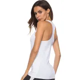 Women Workout Tank Yoga Tops Body-Building Basic Running Exercise Gym Fitness Activewear