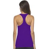 Women Workout Tank Yoga Tops Body-Building Basic Running Exercise Gym Fitness Activewear