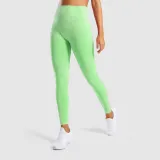 Women Seamless High Waist Hip Tight Yoga Leggings Jacquard Workout Sports Fitness Pants