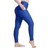 Women High Waist Tiktok Butt Slim-Fitting Pocket Seamless Yoga Leggings Breathable Workout Fitness Pants