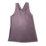 Women Sleeveless Shawl Halter Solid Color Fitness Yoga Vest Cross Back Vest