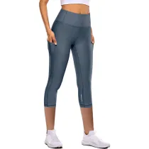 Women High Waist Yoga Leggings with Pockets Tummy Control Running Stretch Workout Fitness Pants