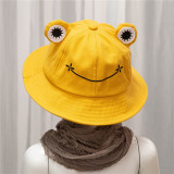 Kids Cute Frog Smile Sunhat Fishman Bucket Hat Cap