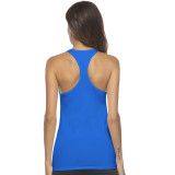 Women Workout Tank Yoga Tops Body-Building Basic Running Exercise Gym Fitness Activewear