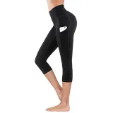 Women High Waist With Pocket Yoga Pants Tummy Control Running Workout Fitness Yoga Leggings