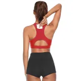Women Hot Style Fitness Beauty Yoga Bra With Phone In Back Sport Bra