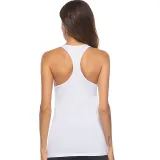 Women Workout Tank Yoga Tops Body-Building Basic Running Exercise Gym Fitness Activewear