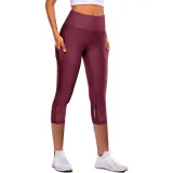 Women High Waist Yoga Leggings with Pockets Tummy Control Running Stretch Workout Fitness Pants