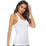Women Workout Tank Yoga Tops Body-Building Basic Running Exercise Gym Fitness Activewear