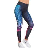 Women Radiating 3D Dazzle Wave-Point Gradual Yoga Leggings Height Waist Workout Sports Running Athletic Pants