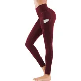 Women High Waist Fitness Yoga Leggings Design With Pockets Tight And Comfortable Suitable For Outdoor Running