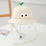 Kids Dustproof Anti Spitting Protective Cute Design Shield Bucket Hat