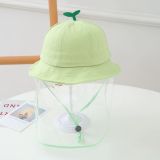 Kids Dustproof Anti Spitting Protective Shield Budlet Top Bucket Hat