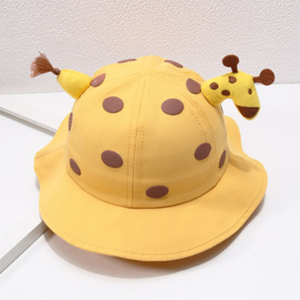 Kids Giraffe Summer Sun Hat Fawn Bucket Hat