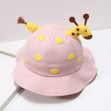 Kids Giraffe Summer Sun Hat Fawn Bucket Hat