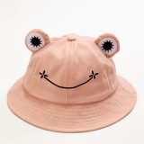 Kids Cute Frog Smile Sunhat Fishman Bucket Hat Cap