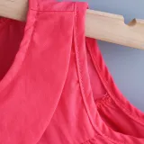 Toddler Girl Watermelon Collar Casual Summer Dresses