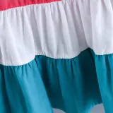 Toddler Girl Watermelon Collar Casual Summer Dresses