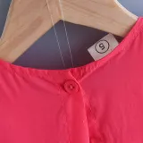 Toddler Girl Watermelon Collar Casual Summer Dresses