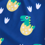 Toddler Kids Girl Dinosaur Egg Pattern One-piece Swimsuit