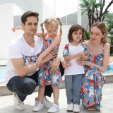 Matching Family American Independence Day Dress And T-Shirt