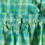 Toddler Girl Ruffles Plaid Top and Shorts Two Pieces Sets
