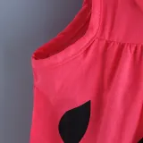 Toddler Girl Watermelon Collar Casual Summer Dresses