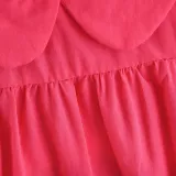 Toddler Girl Watermelon Collar Casual Summer Dresses